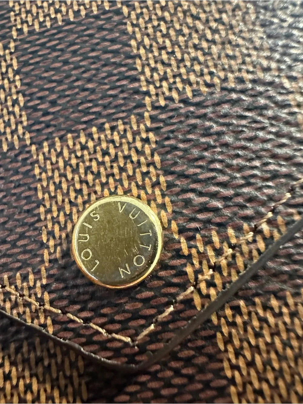 Louis Vuitton Victorine Wallet Damier Ebene Canvas